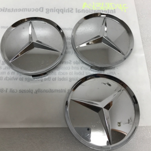 SET OF 3 Mercedes Benz CHROME CENTER CAPS A1714000125 a8368d4f