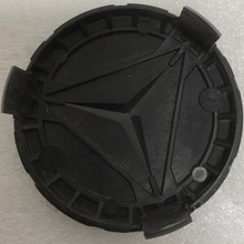 Load image into Gallery viewer, Set of 4 Mercedes 75MM Center Hub Caps AMG Black A1714000025 fad24def