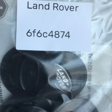 Load image into Gallery viewer, Set of 4 Land Rover Range Rover Center Hub Cap BLACK RRJ000010XXX 6f6c4874