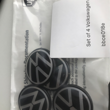 Load image into Gallery viewer, Set of 4 Volkswagen 5H0 601 171 Center Caps bbce018e