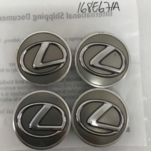 Load image into Gallery viewer, Set of 4 Lexus Aluminum Wheel Rim Center Caps 168e671a