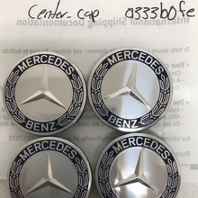 Load image into Gallery viewer, Set of 4 Mercedes 75MM Classic Dark Blue Wheel Center Hub Caps a333b0fe
