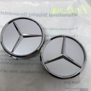 SET OF 2 CENTER CAPS Mercedes Benz A1714000125 75 MM 182fb2b0
