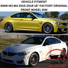 Load image into Gallery viewer, BMW M3 M4 2015-2019 18&quot; FACTORY ORIGINAL FRONT WHEEL RIM 86090 36112284750
