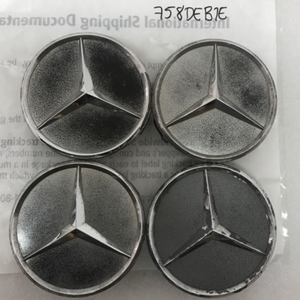 4x for Mercedes-Benz Matte Black Wheel Center Hub Caps 75mm 758deb1e