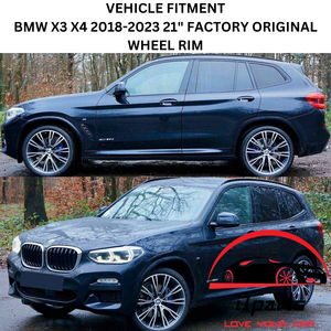 BMW X3 X4 2018-2023 21" FACTORY ORIGINAL WHEEL RIM 86365 36118043670