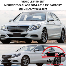 Load image into Gallery viewer, MERCEDES S-CLASS 2014-2018 19&quot; FACTORY ORIGINAL FRONT WHEEL RIM 85420 A2224011302