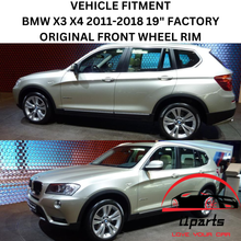 Load image into Gallery viewer, BMW X3 X4 2011 2012-2018 19&quot; FACTORY ORIGINAL FRONT WHEEL RIM 71478 36116787580