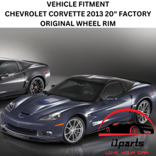 Load image into Gallery viewer, CHEVROLET CORVETTE 2013 20&quot; FACTORY ORIGINAL WHEEL RIM REAR 5599#D 22858900