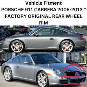 PORSCHE 911 CARRERA 2005-2013 " FACTORY OEM REAR WHEEL RIM 67324 99736216201
