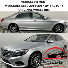 Load image into Gallery viewer, MERCEDES S550 2014-2017 19&quot; FACTORY ORIGINAL REAR WHEEL RIM 85503 A2224010100