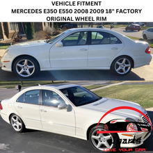 Load image into Gallery viewer, SET OF 4 MERCEDES E350 E550 2008 2009 18&quot; FACTORY OEM AMG WHEEL RIMS 85011-85012
