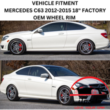 Load image into Gallery viewer, MERCEDES C63 2012-2015 18&quot; FACTORY OEM FRONT AMG WHEEL RIM 85221 A2044019402