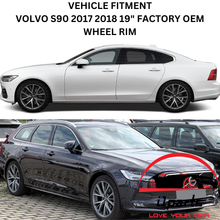 Load image into Gallery viewer, SET OF 4 VOLVO S90 2017 2018 19" FACTORY ORIGINAL WHEEL RIM 70432 31471877