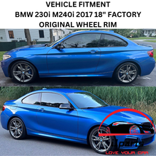Load image into Gallery viewer, BMW 230i M240i 2017 18&quot; FACTORY ORIGINAL FRONT WHEEL RIM 86299 36117847413
