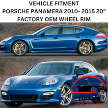 Load image into Gallery viewer, PORSCHE PANAMERA 2010-2016 20&quot; FACTORY OEM FRONT WHEEL RIM 67415 97036217806