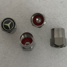 Load image into Gallery viewer, Set of 4 Mercedes Tire Valve Stem Caps For Car 729d6484