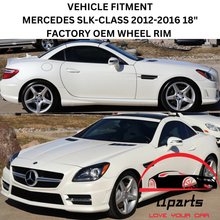 Load image into Gallery viewer, SET OF 4 MERCEDES SLK-CLASS 2012-2016 18&quot; FACTORY OEM WHEELS RIMS 85248 85249