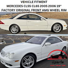 Load image into Gallery viewer, MERCEDES CL55 CL65 2005 2006 19" FACTORY ORIGINAL FRONT AMG WHEEL RIM 65348