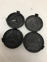 Load image into Gallery viewer, Set of 4 Mercedes 75MM Classic Dark Blue Wheel Center Hub Caps df57ccf3
