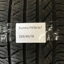 Load image into Gallery viewer, One KUMHO ECSTA 4X 225/40/18 Tire f193b1e7