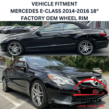 Load image into Gallery viewer, MERCEDES E-CLASS 2014 2015 2016 18&quot; FACTORY ORIGINAL FRONT AMG WHEEL RIM