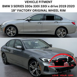 BMW 330i 330e 2019 2020 19" FACTORY ORIGINAL WHEEL RIM 86501 36118089896