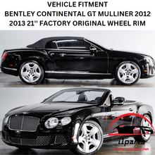 Load image into Gallery viewer, BENTLEY CONTINENTAL GT MULLINER 2012 2013 21&#39;&#39; FACTORY OEM WHEEL RIM 97067