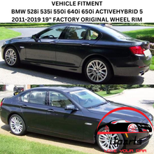 Load image into Gallery viewer, BMW 528i 535i 550i 640i 650i ACTIVEHYBRID 5 2011-2019 19&quot; FACTORY OEM REAR WHEEL RIM