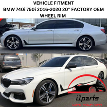 Load image into Gallery viewer, BMW 740i 750i 2016-2020 20&quot; FACTORY ORIGINAL FRONT WHEEL RIM 86281 36117850581