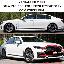 Load image into Gallery viewer, BMW 740i 750i 2016-2020 19&quot; FACTORY ORIGINAL REAR WHEEL RIM 86278 36117850580