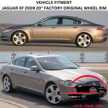 Load image into Gallery viewer, SET OF 4 JAGUAR XF 2009 20&quot; FACTORY ORIGINAL REAR WHEEL RIM VOLANS 59838 59839