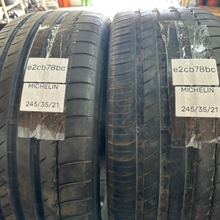 Load image into Gallery viewer, Set of 2 Michelin Pilot Sport Tire Size 245/35/21