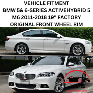 BMW 5&6-SERIES ACTIVEHYBRID 5 M6 2011-2018 19" FACTORY OEM WHEEL RIM 71414 #D