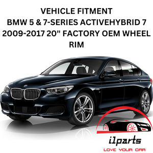 BMW 5 & 7-SERIES ACTIVEHYBRID 7 2009-2017 20" FACTORY OEM FRONT WHEEL RIM 71379