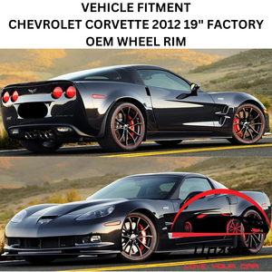 CHEVROLET CORVETTE 2012 19" FACTORY ORIGINAL WHEEL RIM FRONT 5538 9598725