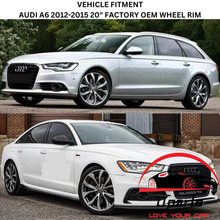 Load image into Gallery viewer, SET OF 4 AUDI A6 2012-2015 20&quot; FACTORY ORIGINAL WHEEL RIM 58897 4G0601025G