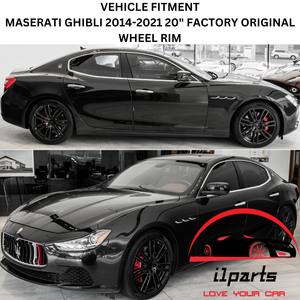 MASERATI GHIBLI 2014-2021 20" FACTORY ORIGINAL WHEEL RIM REAR 97410 670016860