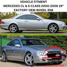 Load image into Gallery viewer, MERCEDES CL &amp; S-CLASS 2000-2006 19&quot; FACTORY OEM FRONT AMG WHEEL RIM A2154000002
