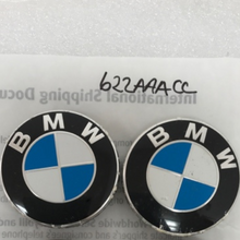 Load image into Gallery viewer, Set of 2 BMW Wheel Center Cap 68mm Genuine 36136783536 622aaacc
