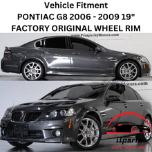 Load image into Gallery viewer, SET OF 4 PONTIAC G8 2006 - 2009 19" FACTORY ORIGINAL WHEEL RIM 6651 92226452