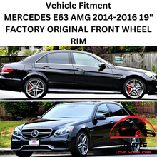 Load image into Gallery viewer, MERCEDES E63 E63s 2014-2016 19&quot; FACTORY ORIGINAL FRONT AMG WHEEL RIM 85399