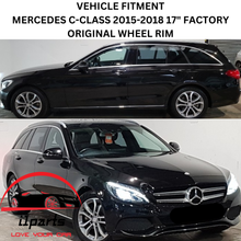 Load image into Gallery viewer, MERCEDES C-CLASS 2015-2018 17&quot; FACTORY ORIGINAL WHEEL RIM 85367 A2054010200