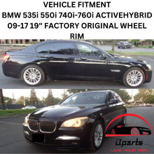 Load image into Gallery viewer, SET OF 4 BMW 535i 550i 740i-760i ACTIVEHYBRID 09-17 19&quot; FACTORY OEM WHEEL RIMS