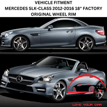 Load image into Gallery viewer, USED MERCEDES SLK-CLASS 2012-2016 18&quot; FACTORY OEM REAR AMG WHEEL RIM 85249