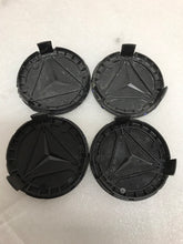 Load image into Gallery viewer, Set of 4 Mercedes 75MM Classic Dark Blue Wheel Center Hub Caps bc38e4ef