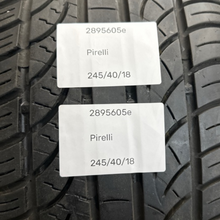 Load image into Gallery viewer, PIRELLI PZERO NERO 245/40/18 TIRE 2895605e