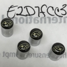 Load image into Gallery viewer, Set of 4 Subaru tire valves for car e2d1fcc3