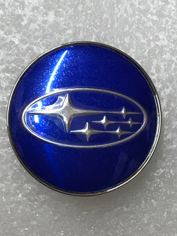 Subaru Wheel Center Cap Glossy Blue abfdb955