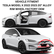 Load image into Gallery viewer, TESLA MODEL X 2022 2023 20&quot; ALLOY RIM WHEEL FACTORY OEM